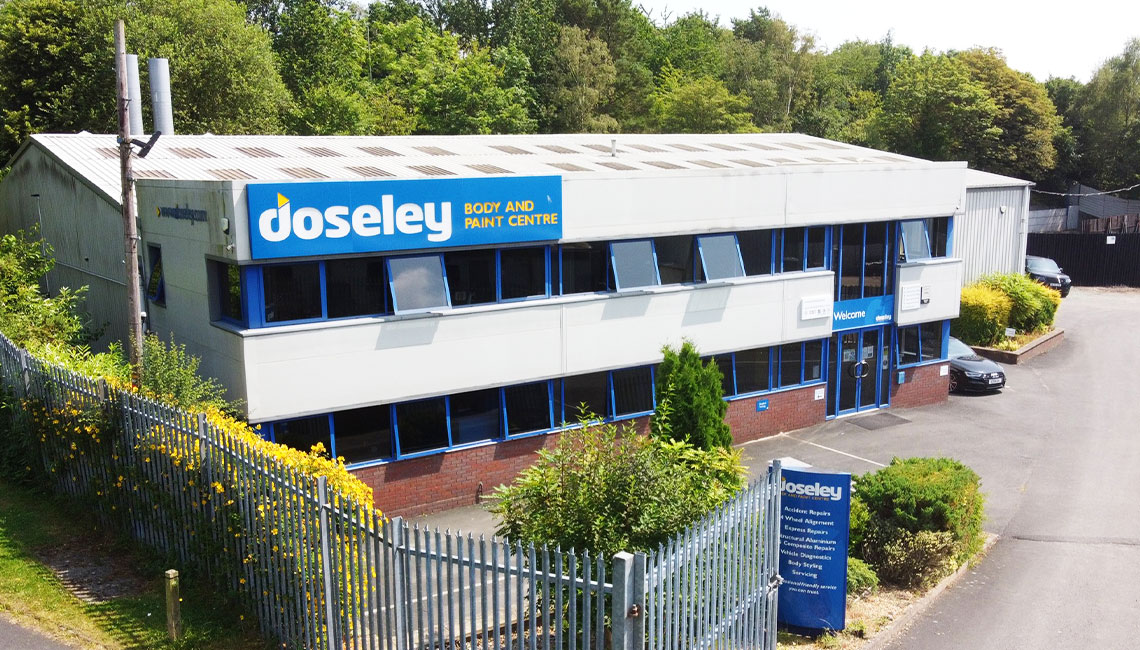 Doseley Motors accident repair centre in Telford